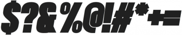 SEBLACK Black Oblique otf (900) Font OTHER CHARS