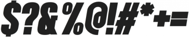 SEBLACK Bold Oblique otf (700) Font OTHER CHARS