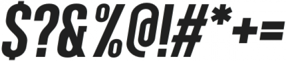 SEBLACK Medium Oblique otf (500) Font OTHER CHARS