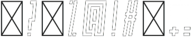 SEKOYA Outline Italic otf (400) Font OTHER CHARS