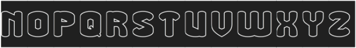 SELF DISCOVERY-Hollow-Inverse otf (400) Font UPPERCASE