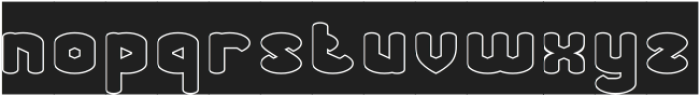 SELF DISCOVERY-Hollow-Inverse otf (400) Font LOWERCASE