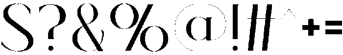 SELINA Regular otf (400) Font OTHER CHARS