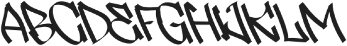 SEMAROD Regular otf (400) Font UPPERCASE