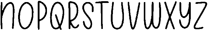 SERENITY Regular otf (400) Font UPPERCASE