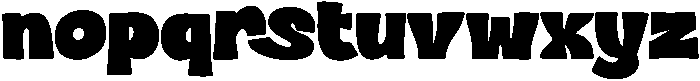 SEROMUT Regular otf (400) Font LOWERCASE