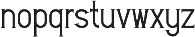 SETRIN Regular otf (400) Font LOWERCASE
