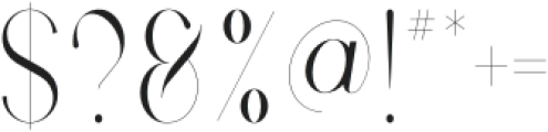 Seafont Narrow 1 otf (400) Font OTHER CHARS