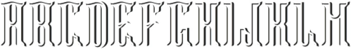 Seafront LightShadow FX otf (300) Font LOWERCASE