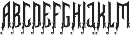 Seahorse Typeface otf (400) Font UPPERCASE