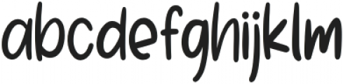 Searghy-Regular otf (400) Font LOWERCASE
