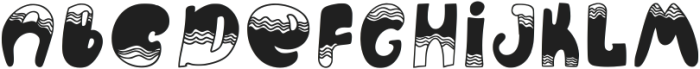 Searoad Regular otf (400) Font UPPERCASE