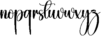 Seashell Regular otf (400) Font LOWERCASE