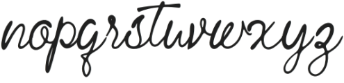 Seaside Ink Regular otf (400) Font LOWERCASE