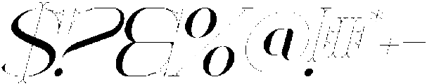 Seasonal Changes Italic otf (400) Font OTHER CHARS