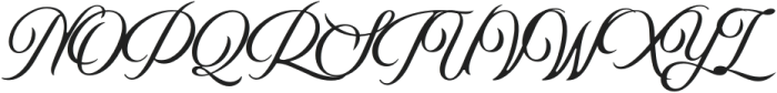 Seasons Script Regular otf (400) Font UPPERCASE