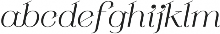 Sebian-Italic otf (400) Font LOWERCASE