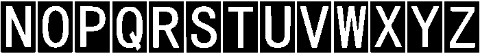 Seblack Regular otf (900) Font LOWERCASE