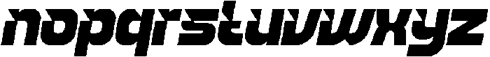 Secline Italic otf (400) Font LOWERCASE