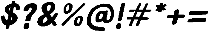 Second Craft Italic otf (400) Font OTHER CHARS