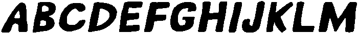 Second Craft Italic otf (400) Font UPPERCASE
