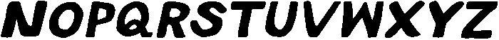 Second Craft Italic otf (400) Font UPPERCASE