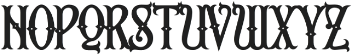 Second Reign Bold otf (700) Font UPPERCASE