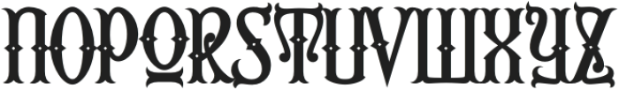 Second Reign Bold otf (700) Font LOWERCASE