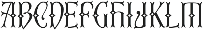 Second Reign Thin otf (100) Font UPPERCASE
