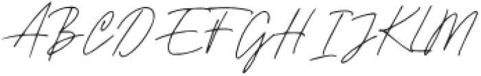 Second Signature Alt otf (400) Font UPPERCASE