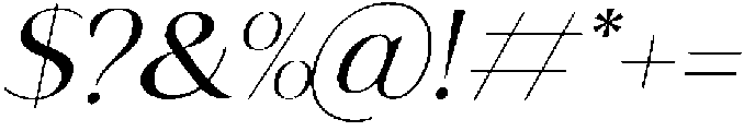 Secrelle Sans Regular Italic otf (400) Font OTHER CHARS