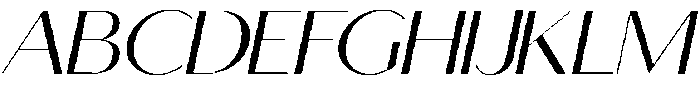 Secrelle Sans Regular Italic otf (400) Font UPPERCASE