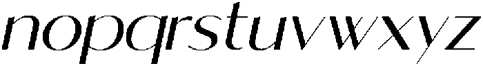 Secrelle Sans Regular Italic otf (400) Font LOWERCASE
