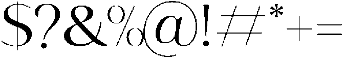 Secrelle Sans Regular otf (400) Font OTHER CHARS