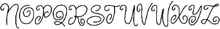 Secret Christmas Regular otf (400) Font UPPERCASE