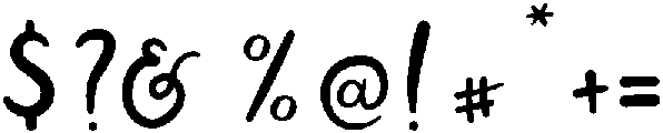 Secret Garden Regular otf (400) Font OTHER CHARS