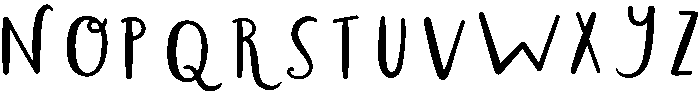 Secret Garden Regular otf (400) Font LOWERCASE