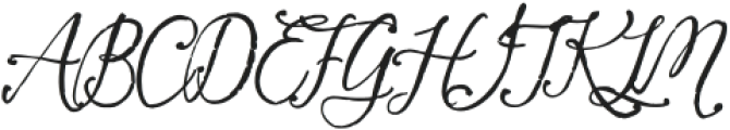 Secret Garden Script Variant1 otf (400) Font UPPERCASE