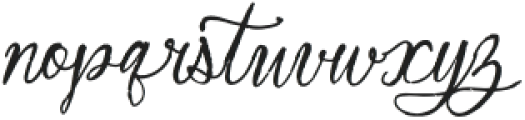 Secret Garden Script Variant1 otf (400) Font LOWERCASE
