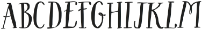 Secret Garden Serif Regular otf (400) Font UPPERCASE