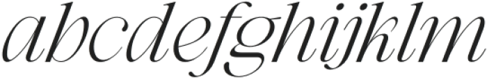 Secret Realm Light Italic otf (300) Font LOWERCASE