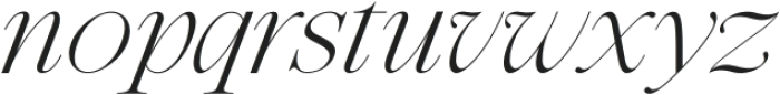 Secret Realm Light Italic otf (300) Font LOWERCASE