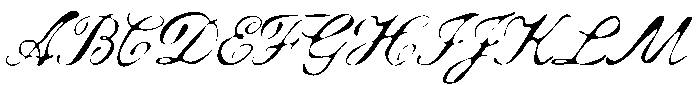 Secret Relic Script Regular otf (400) Font UPPERCASE