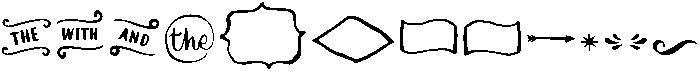 Secret Words Extras otf (400) FONT