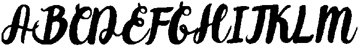 Secret Words Slanted otf (400) Font UPPERCASE