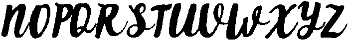 Secret Words Slanted otf (400) Font UPPERCASE