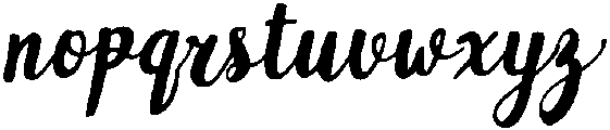 Secret Words Slanted otf (400) Font LOWERCASE