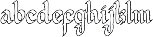 Secrilka Outline otf (400) FONT