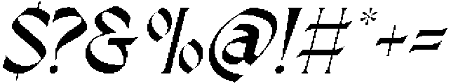 Sectra Chrome Regular otf (400) Font OTHER CHARS
