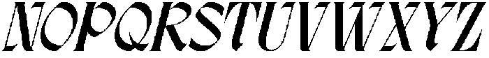 Sectra Chrome Regular otf (400) Font UPPERCASE